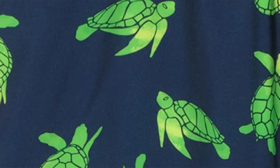 Shop Rainforest Turtles Of The Sea Swim Trunks In Navy