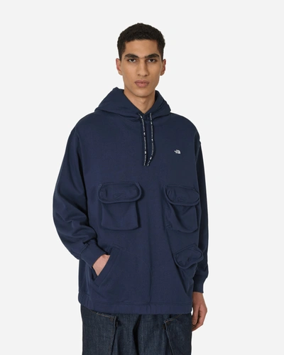 Shop The North Face Knit Hoodie Summit Navy In Blue
