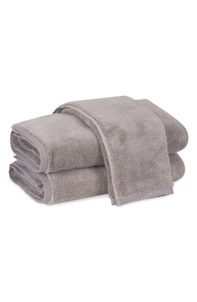 Shop Matouk Milagro Bath Mat In Steel