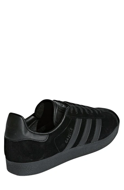 Shop Adidas Originals Gazelle Sneaker In Black/ Black/ Black