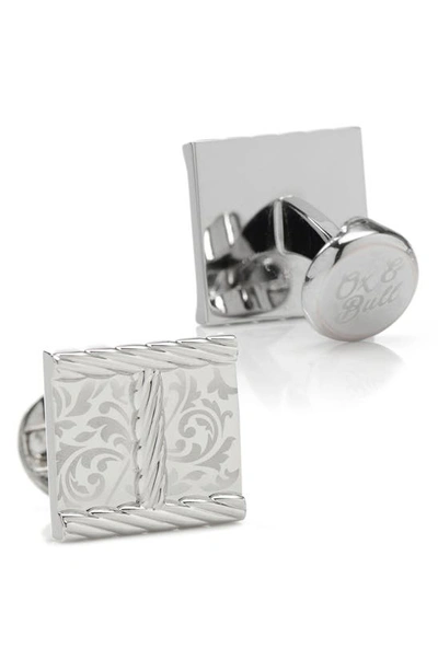 Shop Cufflinks, Inc Engraved Cuff Links In Silver