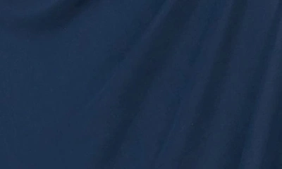 Alex Evenings Sequin Lace Bodice Empire Waist Gown In Navy