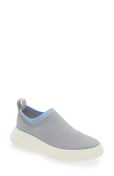Shop Rag & Bone Brixley Knit Slip-on Sneaker In Grey/ Blue