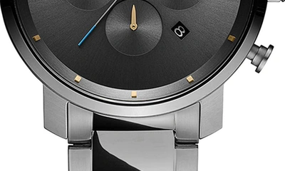 Shop Mvmt Watches Chronograph Bracelet Watch, 45mm In Black