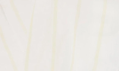 Shop Vince Stripe Cotton Gauze Scarf In Italian Straw White