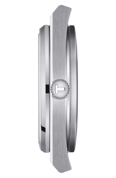 Tissot Men's Swiss Prx Black Rubber Strap Watch 40mm In Black