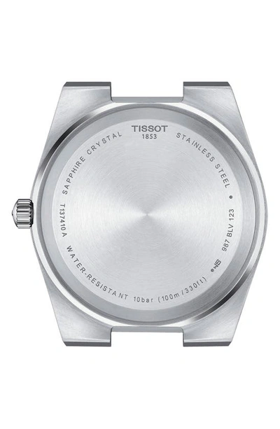 Tissot Men's Swiss Prx Black Rubber Strap Watch 40mm In Black