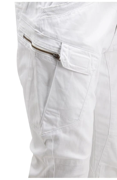 X-ray Stretch Twill Slim Fit Cargo Pants In Whitednu