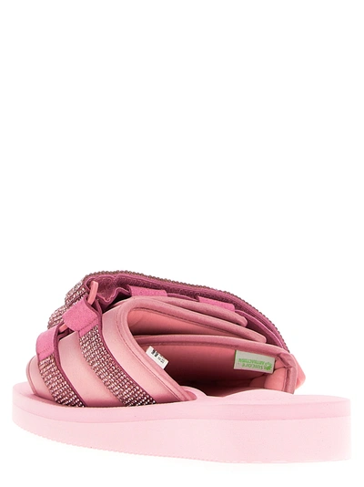Shop Blumarine Moto Sandals In Pink