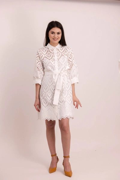 Bereal Daisy White Dress