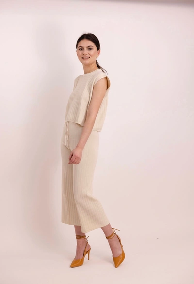 Shop Bereal Sandy Loungewear Set In Beige