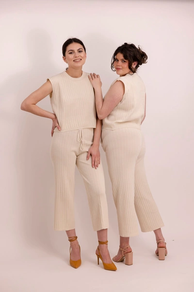 Bereal Sandy Loungewear Set In Beige