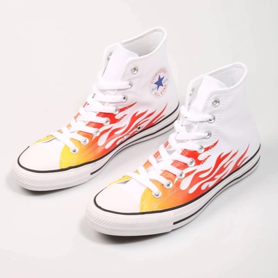 Shop Converse Chuck Taylor All Star Men's High Archive Print White Hi Shoes In Multi