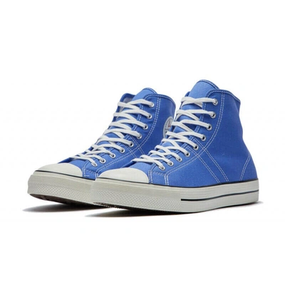 Shop Converse Lucky Star Ozone Blue Canvas High Top Sneakers In Multi