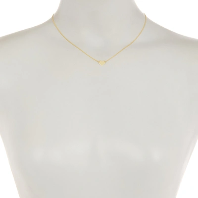 Shop Adornia Heart Pendant Necklace Gold In Yellow