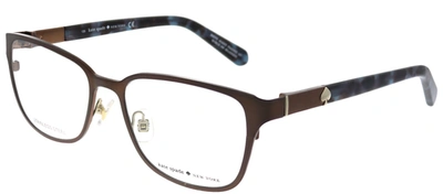 Shop Kate Spade Ninette Square Eyeglasses In White