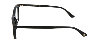 Shop Gucci Gg0042oa-30001018001 Square/rectangle Eyeglasses In White