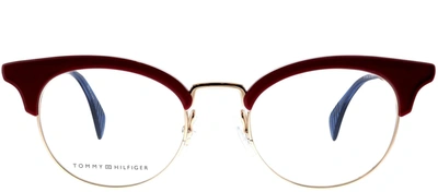 Shop Tommy Hilfiger Th 1540 Cat-eye Eyeglasses In Blue