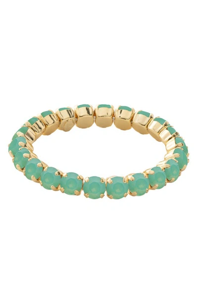 Shop Sorrelli Sienna Stretch Bracelet In Pacific Opal