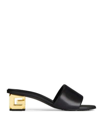 Shop Givenchy G Cube Mules In Black