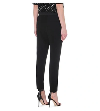 Shop Theory Braxmar Admiral Crepe Trousers In Black