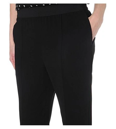 Shop Theory Braxmar Admiral Crepe Trousers In Black