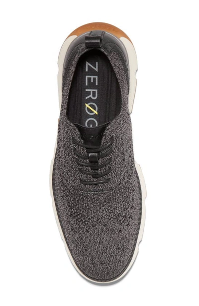 Shop Cole Haan 2.zerogrand Stitchlite™ Oxford In Black Twisted Knit/ Ivory
