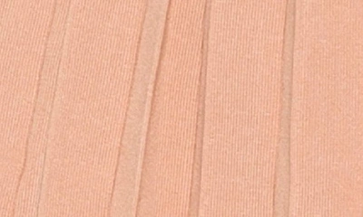Alexia Admor Serena Pleated Knit Miniskirt In Almond