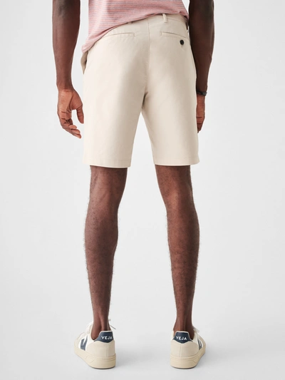 Shop Faherty Movement&trade; Chino Short (9" Inseam) In Light Sand
