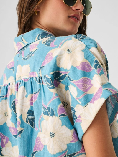 Faherty Breeze Shirt In Summer Sky Hawaiian
