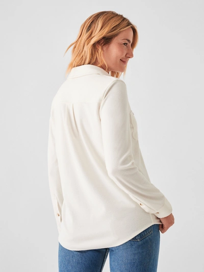 Shop Faherty Legend&trade; Sweater Shirt In Pure White Twill