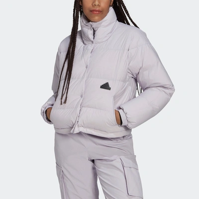 Shop Adidas Originals Women's Adidas Puffer Jacket In Grey