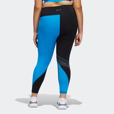 Shop Adidas Originals Women's Adidas Capable Of Greatness Tights (plus Size) In Black
