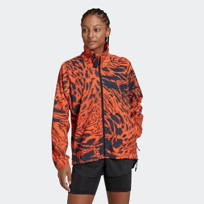 Shop Adidas Originals Women's Adidas Fast Running Jacket In Brown