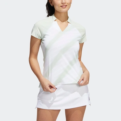 Shop Adidas Originals Women's Adidas Heat. Rdy Polo Shirt In Green
