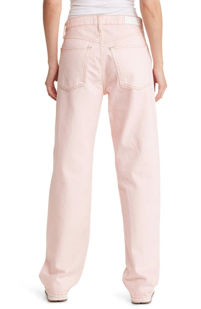 Shop Re/done Loose Fit Jeans In Washed Pink