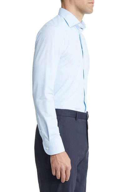 Shop Eton Slim Fit Stretch Dress Shirt In Light/ Pastel Blue