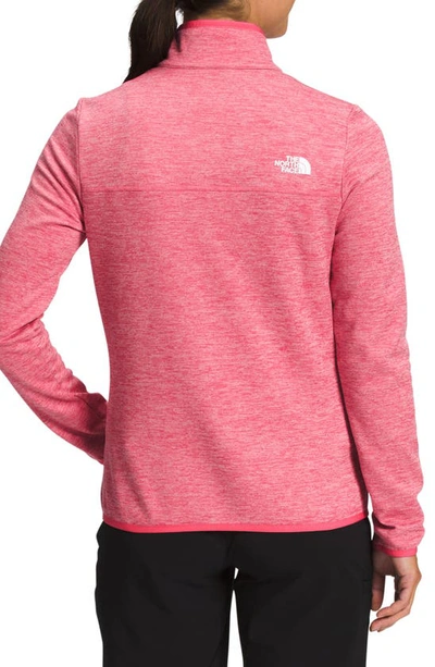 Shop The North Face Canyonlands Full Zip Jacket In Cosmo Pink White Heather