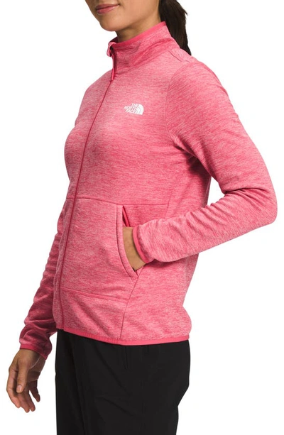 Shop The North Face Canyonlands Full Zip Jacket In Cosmo Pink White Heather