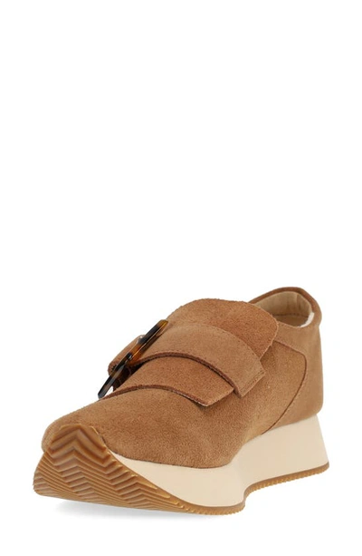 Shop Pelle Moda Odate Slip-on Platform Sneaker In Latte