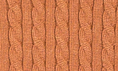 Alexia Admor Michelle Cable Knit Sweater Vest In Camel