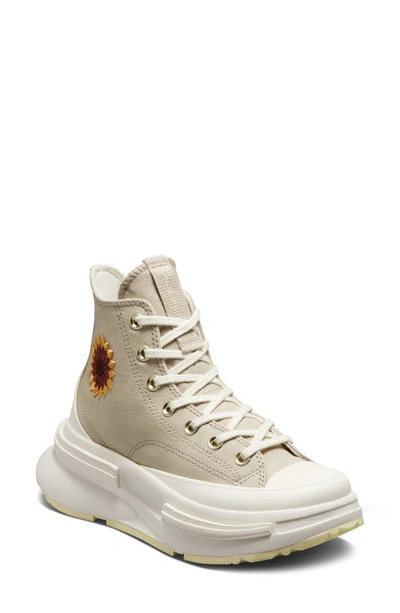 Shop Converse Run Star Legacy Cx High Top Platform Sneaker In Beach Stone/ Egret/ Red Oak