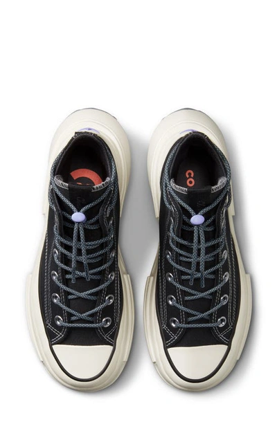 Shop Converse Run Star Legacy Cx High Top Platform Sneaker In Black/ Ultraviolet/ Egret