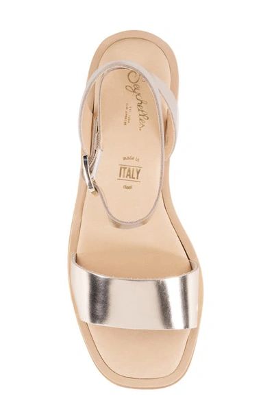 Shop Seychelles Note To Self Ankle Strap Sandal In Gold