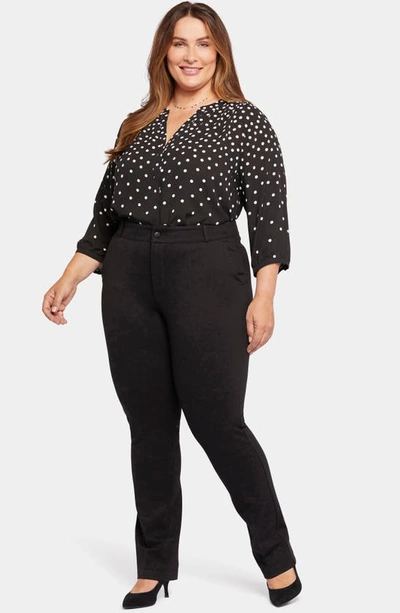 Nydj Sculpt-her™ Classic Trousers In Black