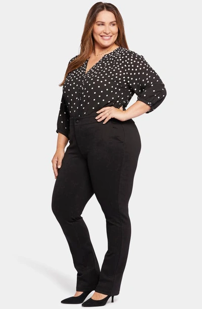 Nydj Sculpt-her™ Classic Trousers In Black