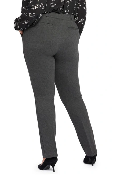 Nydj Sculpt-her™ Classic Trousers In Charcoal Heathered