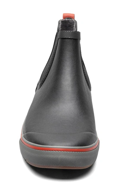 Bogs Kicker Ii Waterproof Chelsea Rain Boot In Black