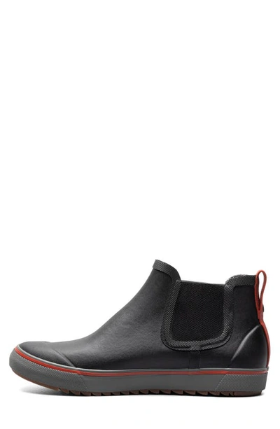 Bogs Kicker Ii Waterproof Chelsea Rain Boot In Black