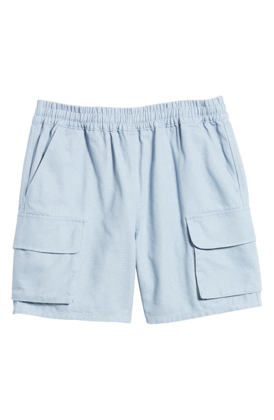 Shop Krost Safari Cotton Shorts In Cashmere Blue